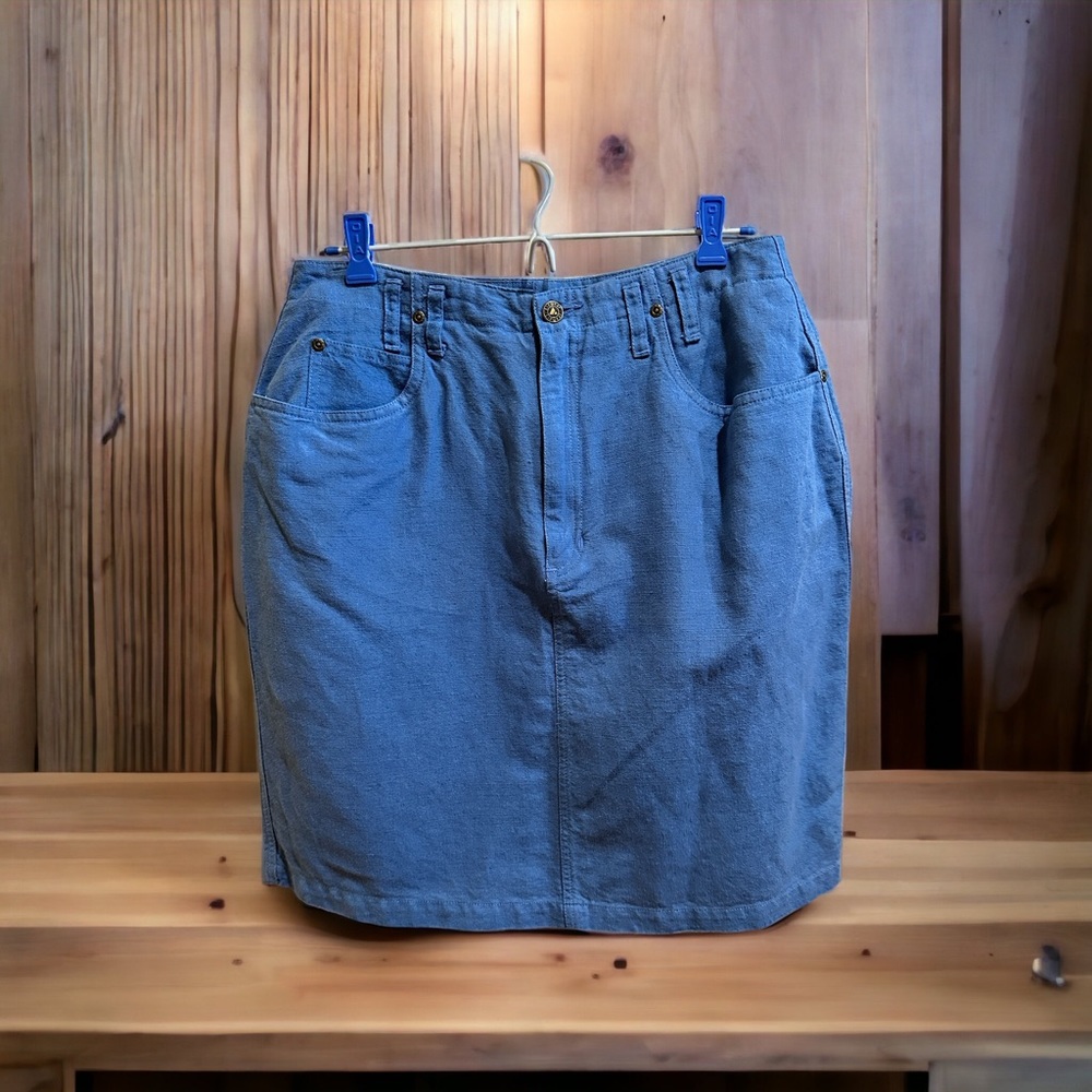 Liz Claiborne Liz Wear Jean Skirt